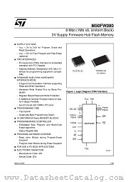 M50FW080N5T datasheet pdf SGS Thomson Microelectronics