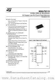 M50LPW116N1T datasheet pdf SGS Thomson Microelectronics