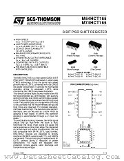 M54HCT165F1R datasheet pdf SGS Thomson Microelectronics