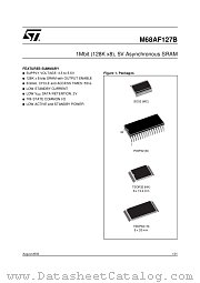 M68AF127B datasheet pdf SGS Thomson Microelectronics