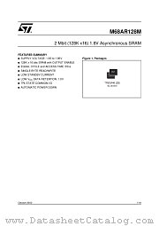 M68AR128M datasheet pdf SGS Thomson Microelectronics