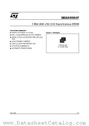 M68AW064FL55ZB6T datasheet pdf SGS Thomson Microelectronics