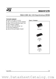 M68AW127BL10N1T datasheet pdf SGS Thomson Microelectronics