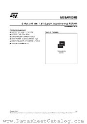 M69AR024BL70ZB8T datasheet pdf SGS Thomson Microelectronics
