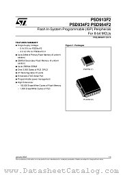 PSD913F2V-15M datasheet pdf SGS Thomson Microelectronics