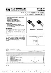 SGSIF344 datasheet pdf SGS Thomson Microelectronics