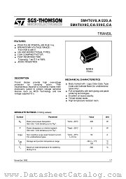 SM4T150A datasheet pdf SGS Thomson Microelectronics