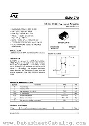 SMA427ATR datasheet pdf SGS Thomson Microelectronics
