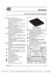 ST10C167_DS datasheet pdf SGS Thomson Microelectronics