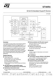 ST40RA166XH1 datasheet pdf SGS Thomson Microelectronics
