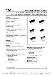 ST52T440G1B6 datasheet pdf SGS Thomson Microelectronics