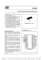 ST5451D datasheet pdf SGS Thomson Microelectronics