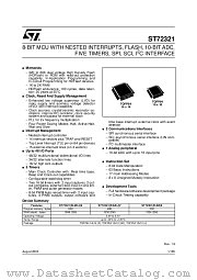 ST72321AR7 datasheet pdf SGS Thomson Microelectronics