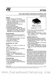 ST7554TQF7 datasheet pdf SGS Thomson Microelectronics