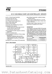 STE2002DIE2 datasheet pdf SGS Thomson Microelectronics