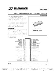 STV2102 datasheet pdf SGS Thomson Microelectronics