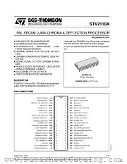 STV2110A datasheet pdf SGS Thomson Microelectronics