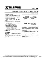 TDA7348D datasheet pdf SGS Thomson Microelectronics