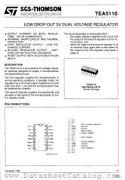 TEA5110 datasheet pdf SGS Thomson Microelectronics