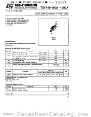 TGF149-100A datasheet pdf SGS Thomson Microelectronics