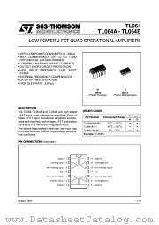 TL064MN datasheet pdf SGS Thomson Microelectronics