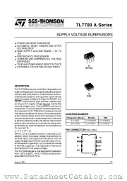 TL7705ACP-A datasheet pdf SGS Thomson Microelectronics
