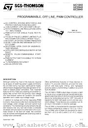 UC3840N datasheet pdf SGS Thomson Microelectronics