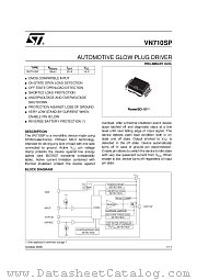VN710SP13TR datasheet pdf SGS Thomson Microelectronics
