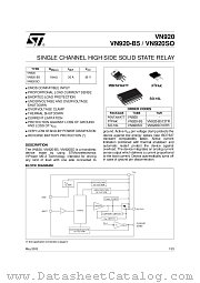 VN920-B513TR datasheet pdf SGS Thomson Microelectronics