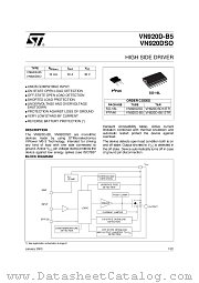 VN920DSO13TR datasheet pdf SGS Thomson Microelectronics