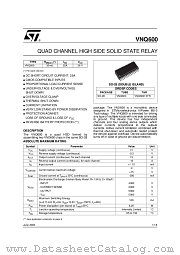 VNQ60013TR datasheet pdf SGS Thomson Microelectronics
