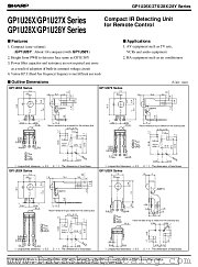 GP1U263X datasheet pdf SHARP