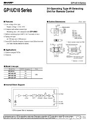 GP1UC107 datasheet pdf SHARP