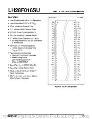 LH28F016SUT-70 datasheet pdf SHARP