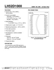 LH52D1000T-10LL datasheet pdf SHARP