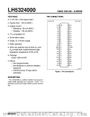 LH532400D datasheet pdf SHARP