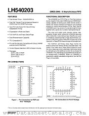LH540203U-15 datasheet pdf SHARP