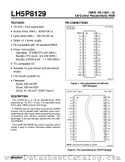 LH5P8129TR-10 datasheet pdf SHARP