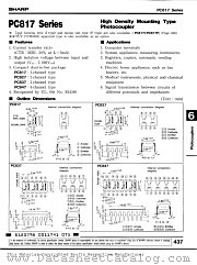 PC817BD datasheet pdf SHARP