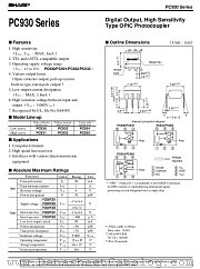PC931 datasheet pdf SHARP
