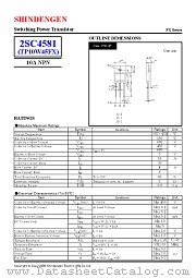 2SC4581 datasheet pdf Shindengen