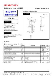 2SK2677 datasheet pdf Shindengen