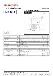 MA3410 datasheet pdf Shindengen