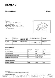 BA595 datasheet pdf Siemens