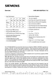 HYB39S13620TQ-6 datasheet pdf Siemens
