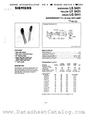 LG5411-PS datasheet pdf Siemens