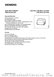 LYYT672-MO datasheet pdf Siemens