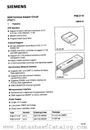 PSB2110-P datasheet pdf Siemens