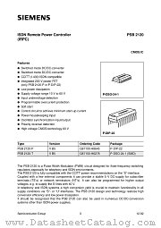 PSB2120-P datasheet pdf Siemens