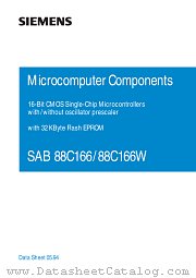 SAB88C166-5M datasheet pdf Siemens